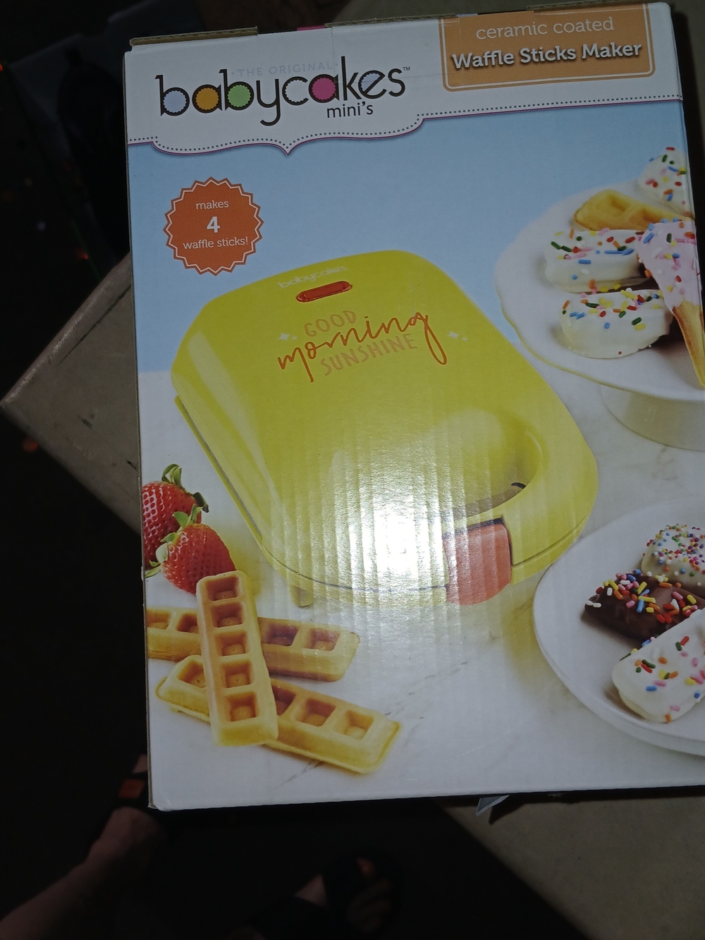 babycakes Good Morning Sunshine Waffle Stick Maker - Yellow